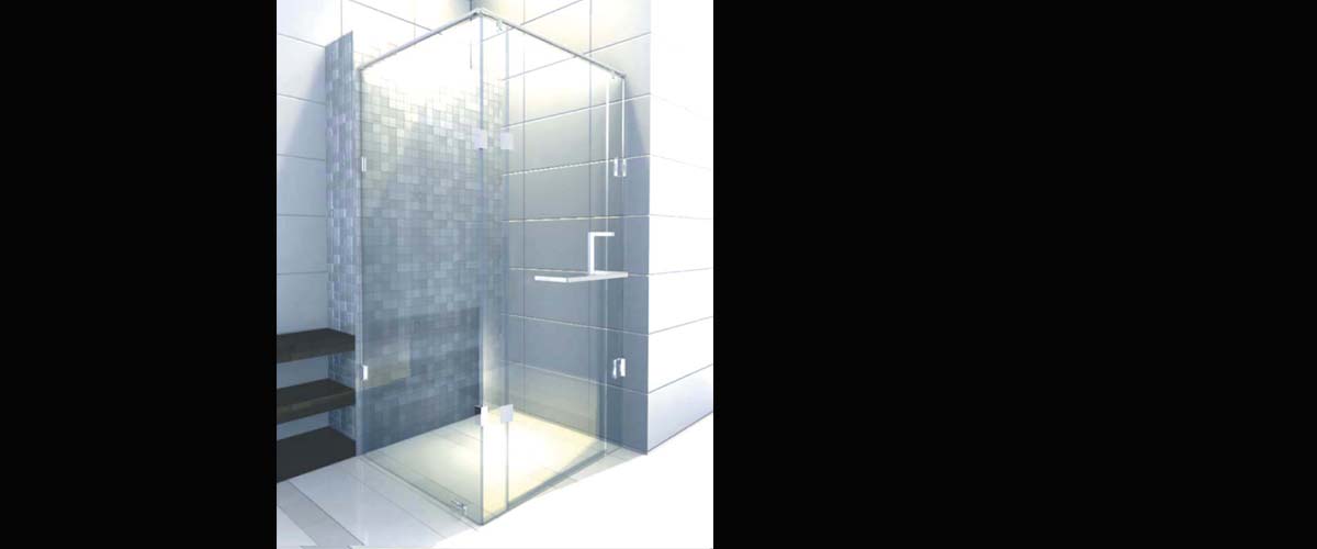 ฉากกั้นอาบน้ำ ตู้อาบน้ำ กระจกกั้นห้องน้ำ รุ่น Sphere11